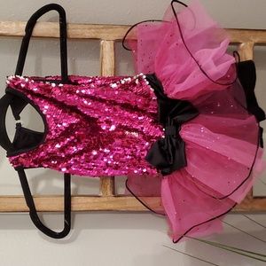 Weissman Girl's Sequin, Tulle, Boyshort Dance Costume Ballet Jazz
